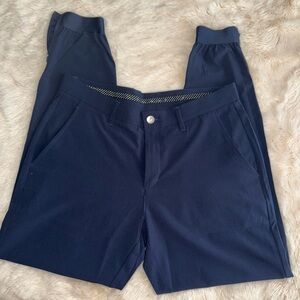 Primo Mens navy blue golf joggers